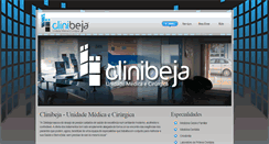 Desktop Screenshot of clinibeja.com